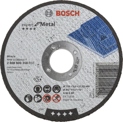 Новый подлинный Bosch 2608600318 Эксперт по металлическому режущему диску для небольшого угла