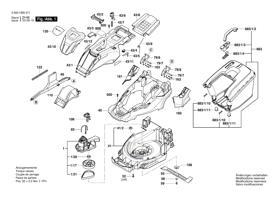 Nouvelle véritable plaque signalétique Bosch 160111A7BG