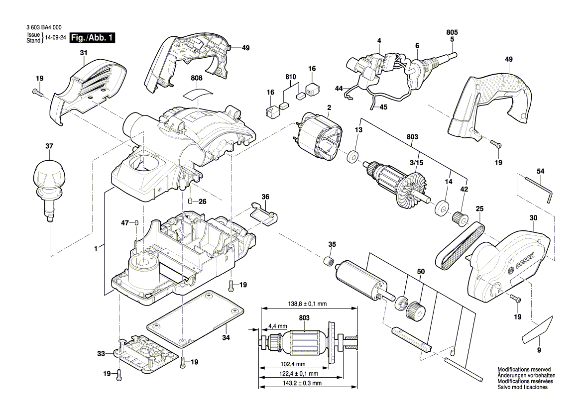 Neue echte Bosch 1619x08461 Ausrüstungsabdeckung