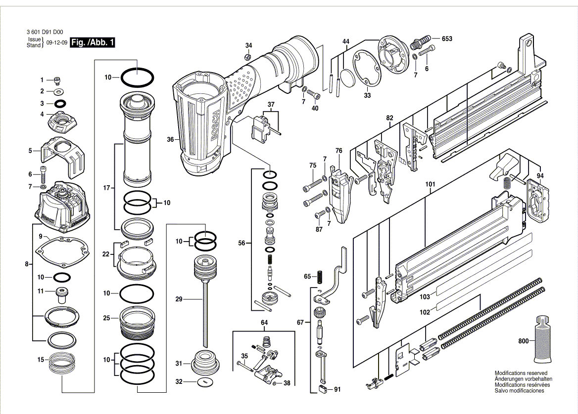 Nouveau véritable bosch 2610006584