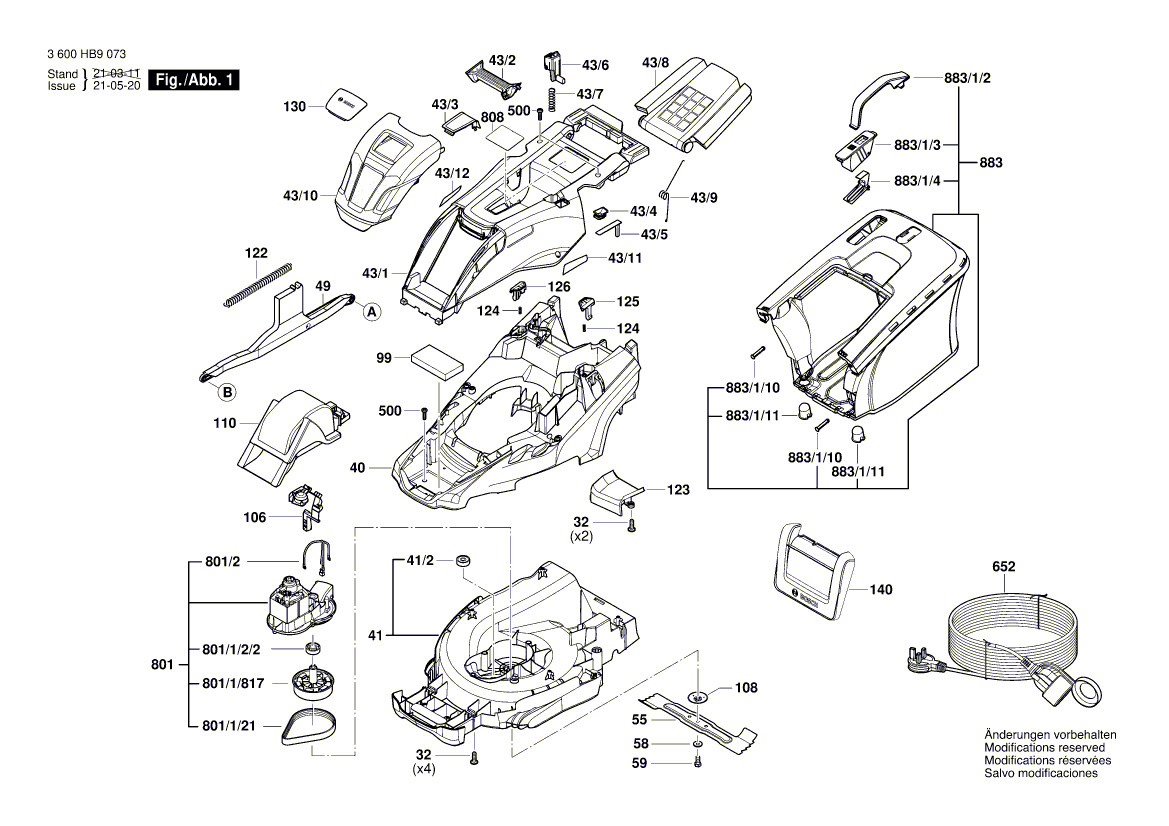 Neuer echter Bosch F016105105 Motor