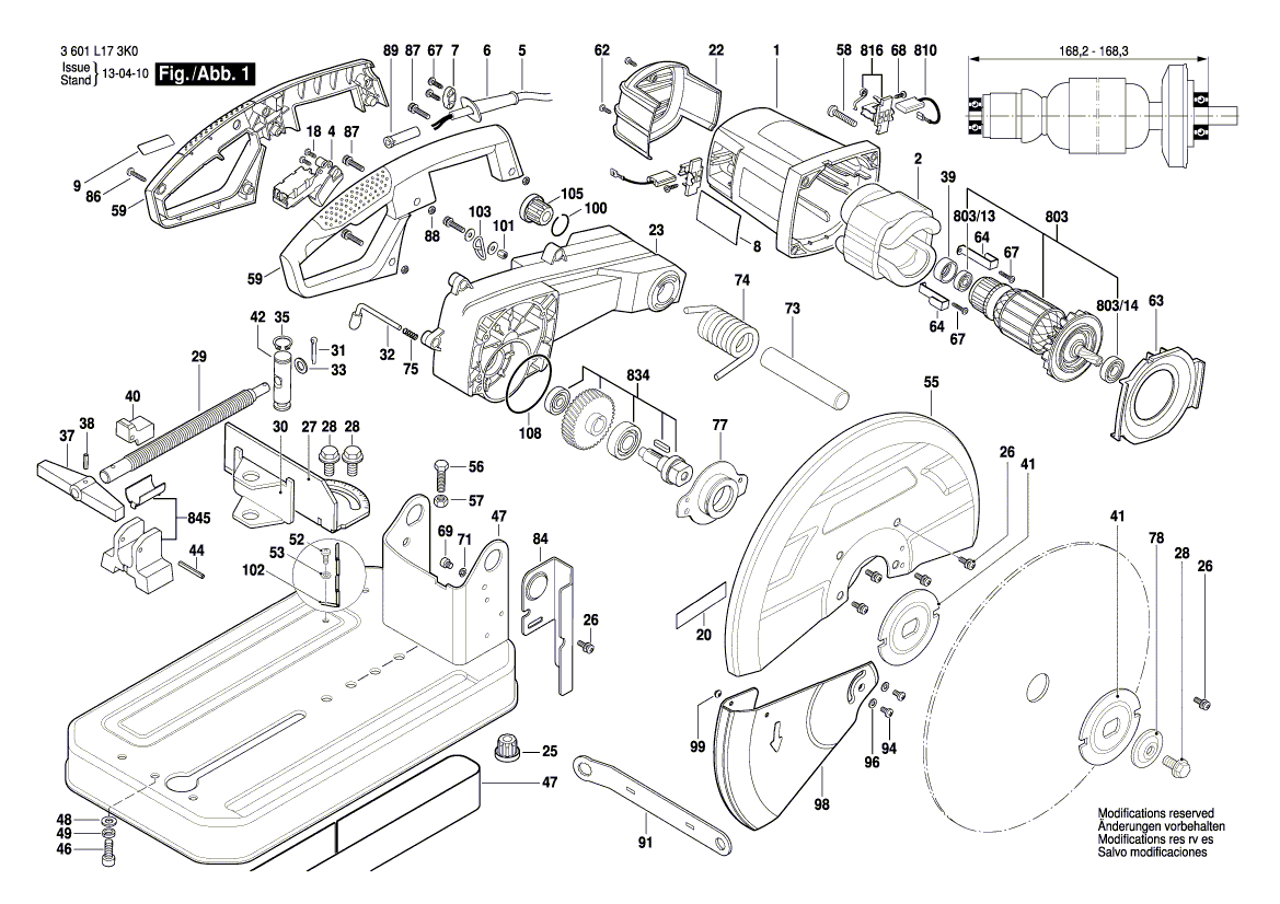 NEUE EURNISCHE BOSCH 1609B03561 -Nennenschild