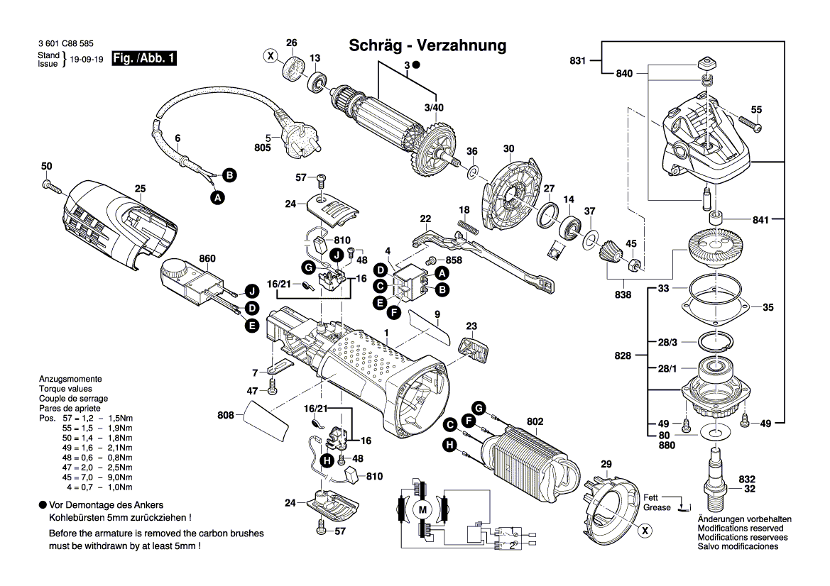 Neuer echter Bosch 1619p14330 Zwischenring