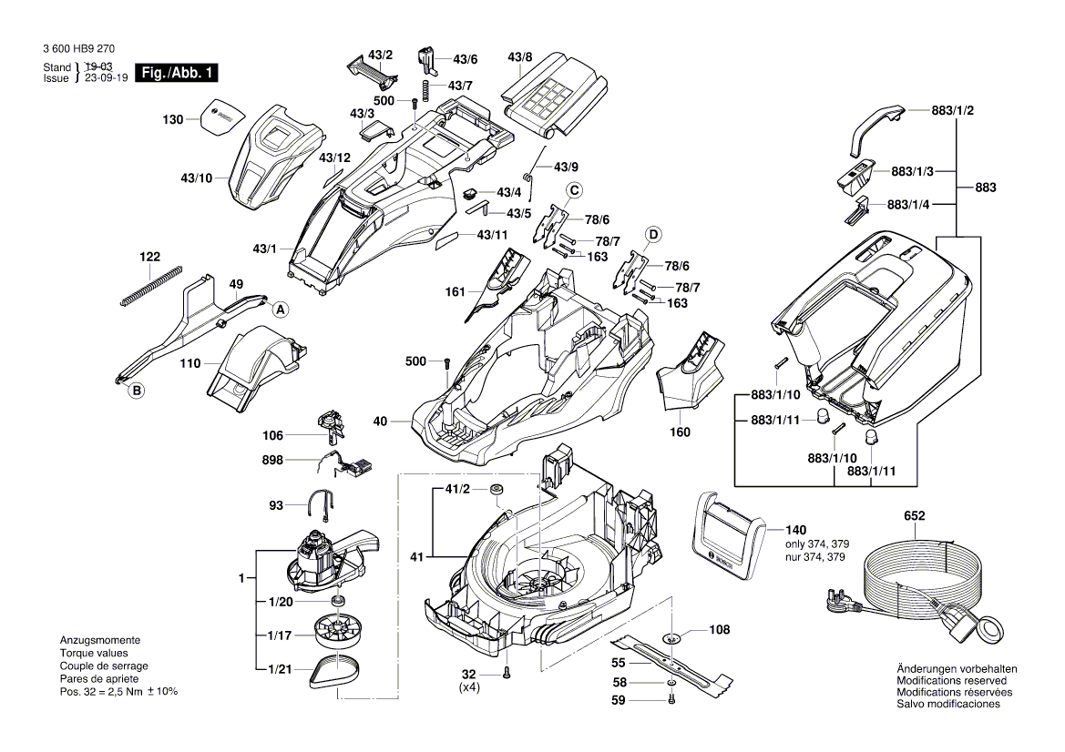 Новое подлинное жилье Bosch F016L90443