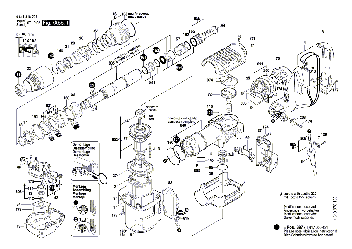 Neue originale Bosch 1611015050 Dichtungsrahmen 