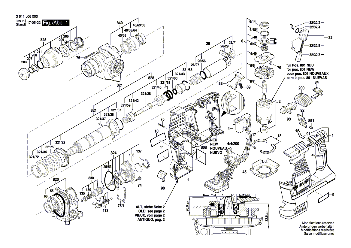 Neues echtes Bosch 1600A011GZ -Elektronikmodul