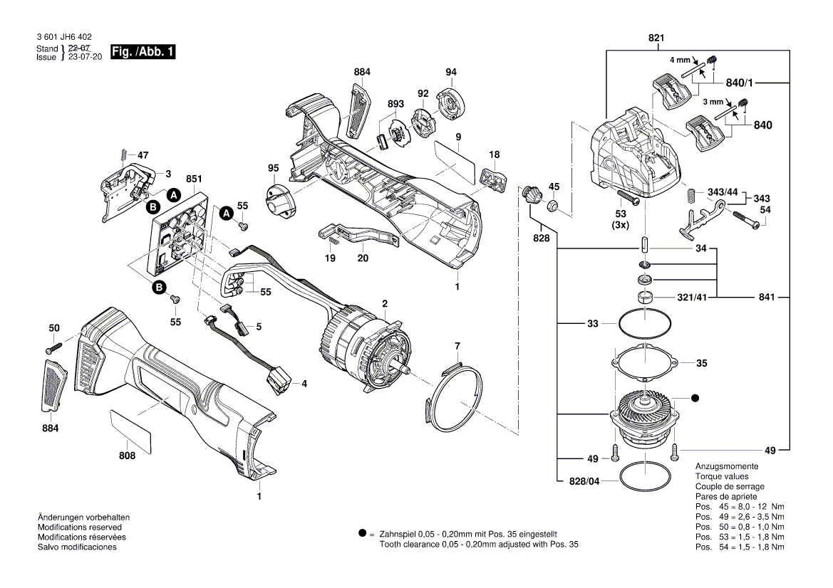 Neue originale Bosch 1607000D8A Lagerflansch 