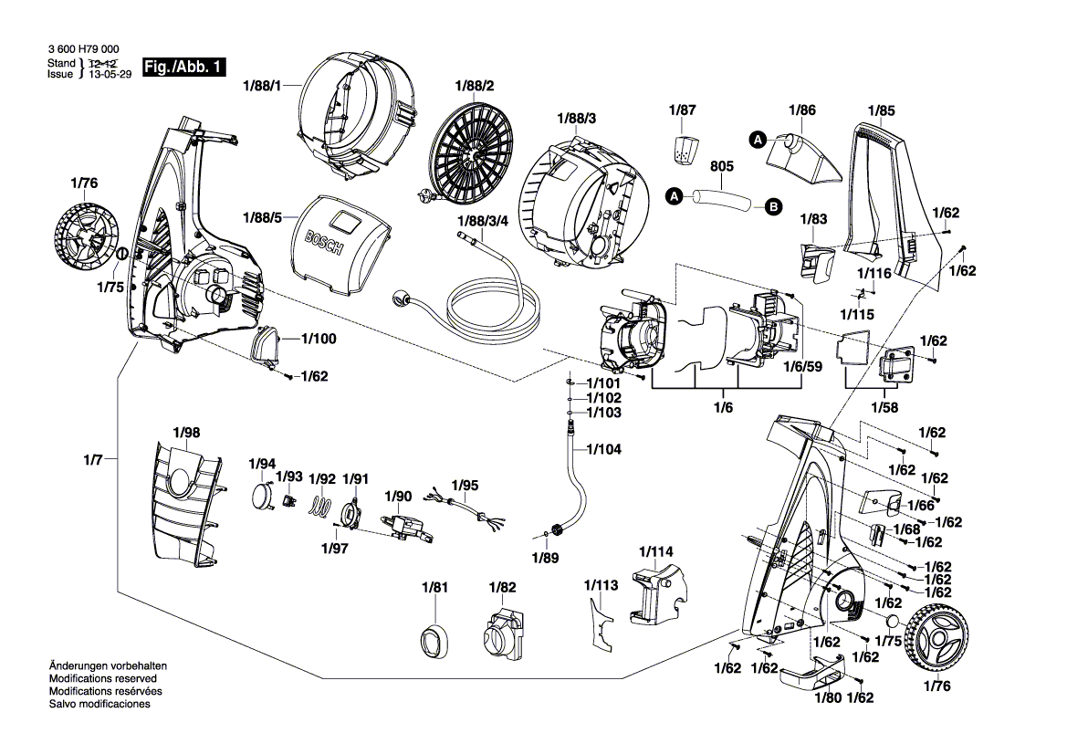 Neue echte Bosch F016F03371 Schraube