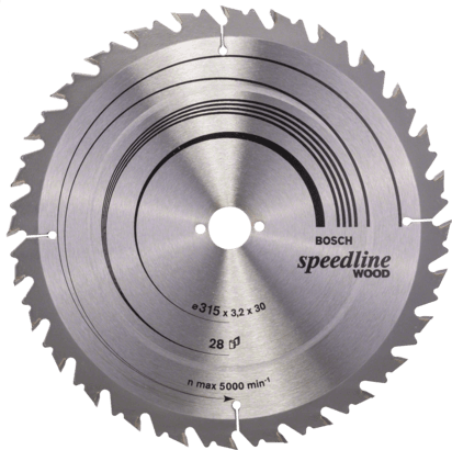 New Genuine Bosch 2608640682 Speedline Wood Circular Saw Blade