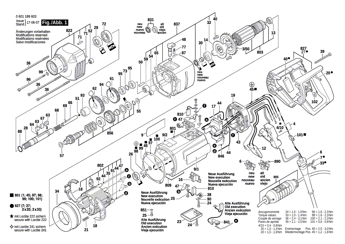 Neue echte Bosch 3601015009 Siegel