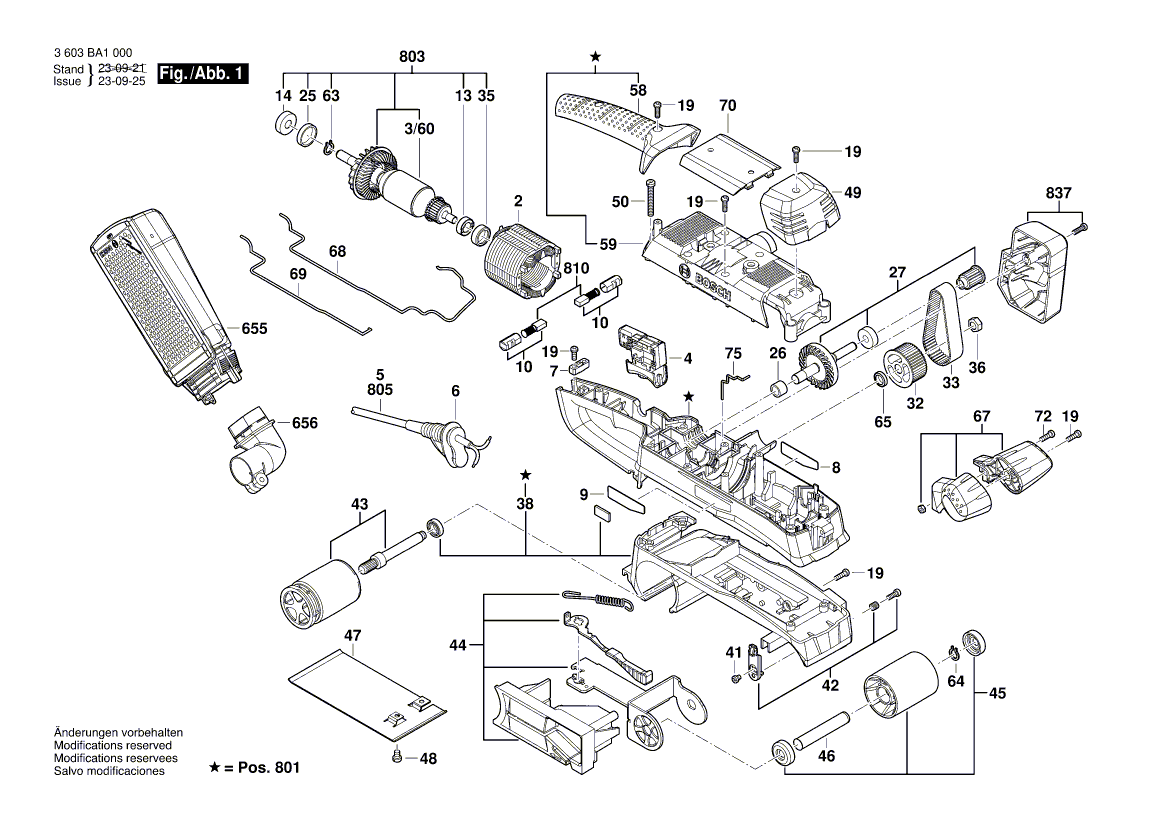 Neuer echter Bosch 1619x06336 Ein-Aus-Schalter