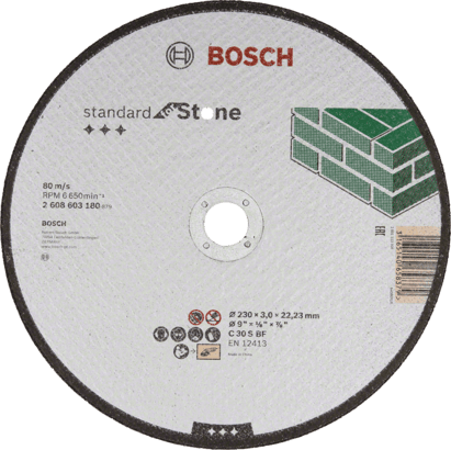 Новый подлинный Bosch 2608603180 Стандарт для рассеянного диска для большего угла