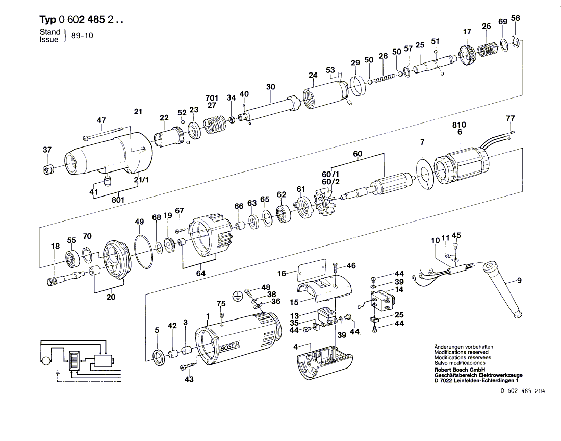 Nieuwe echte Bosch 1604616017 Compressieveer