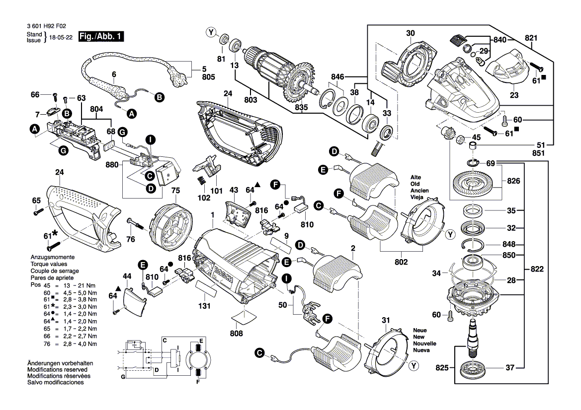 Nouvelle véritable plaque signalétique du fabricant Bosch 160111C28G