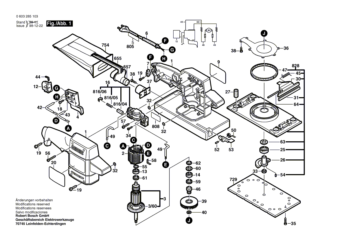 Neuer echter Bosch 2600100094 Zwischenring