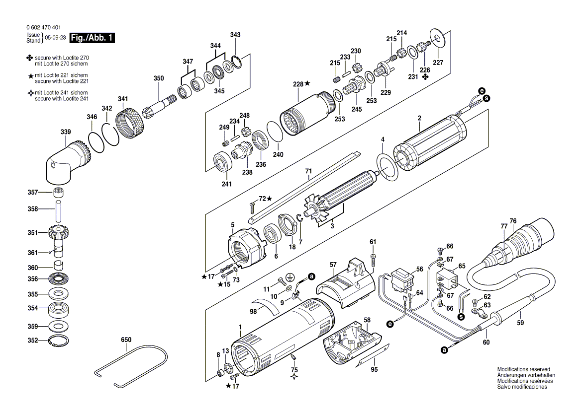 Neue echte Bosch 3605106035 Spindelgehäuse