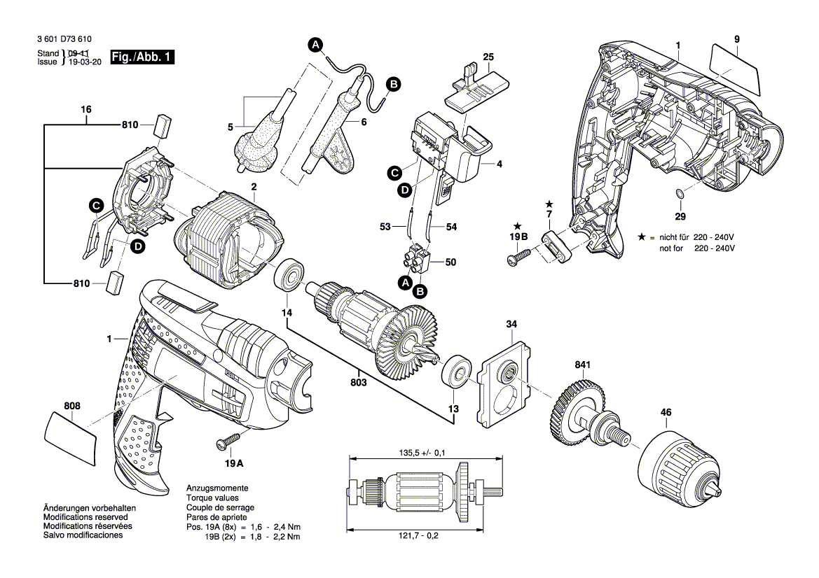 Nouveau véritable bosch 2609120382 Câble de connexion