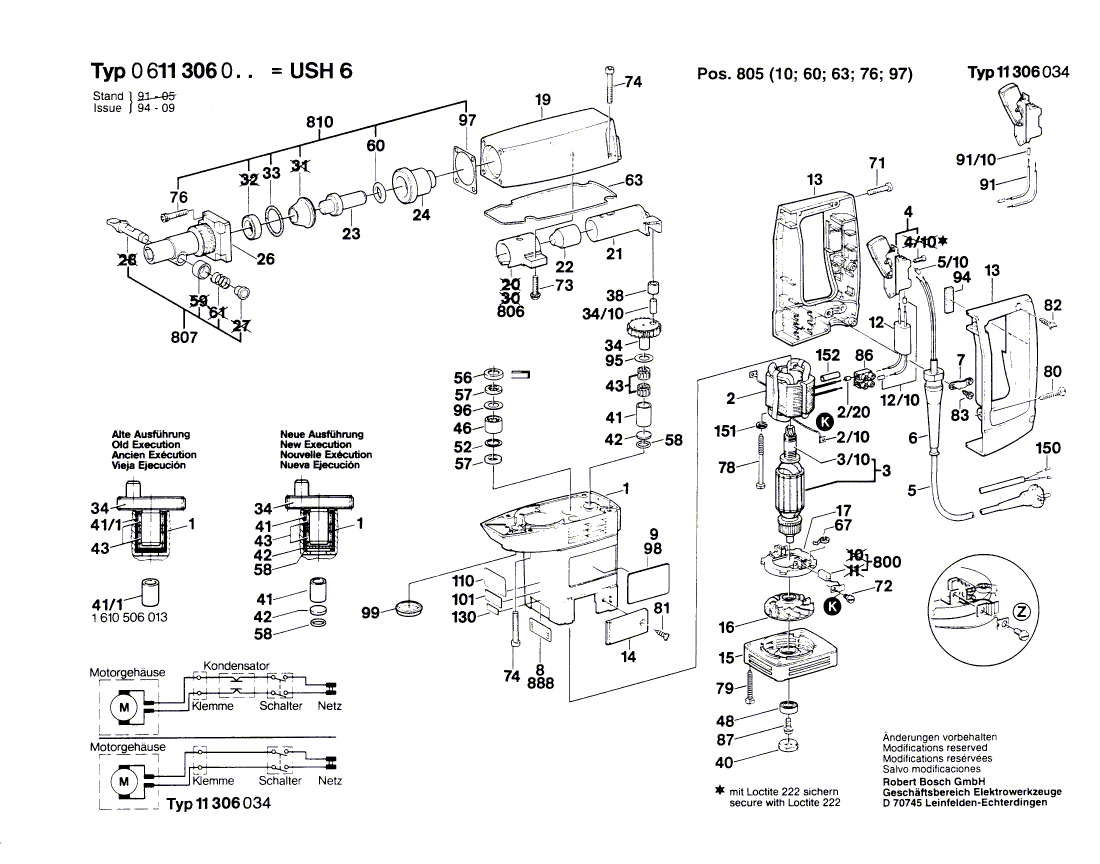 NOUVEAU VOLINE BOSCH 1600910011 Le roulement à aiguille