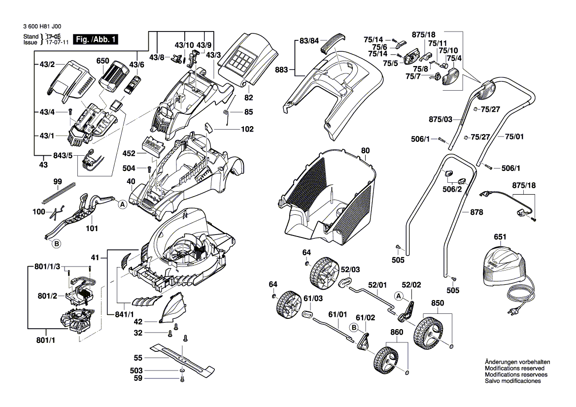 Nieuwe echte Bosch F016104163 Switch Kit