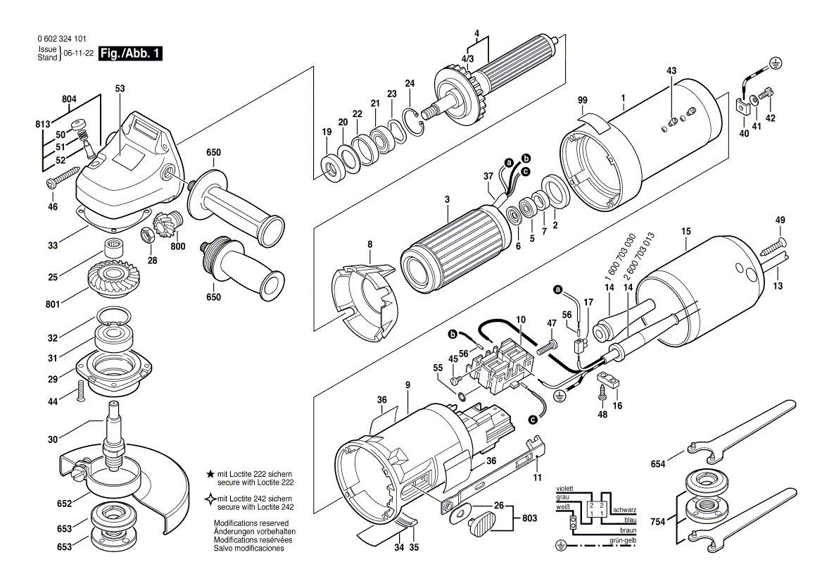 Neuer echter Bosch 3601103000 Aufkleber