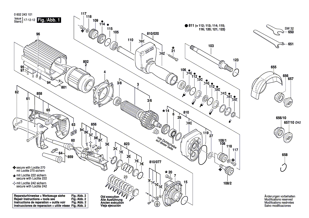 Neue echte Bosch 3606300092 Zahnrad