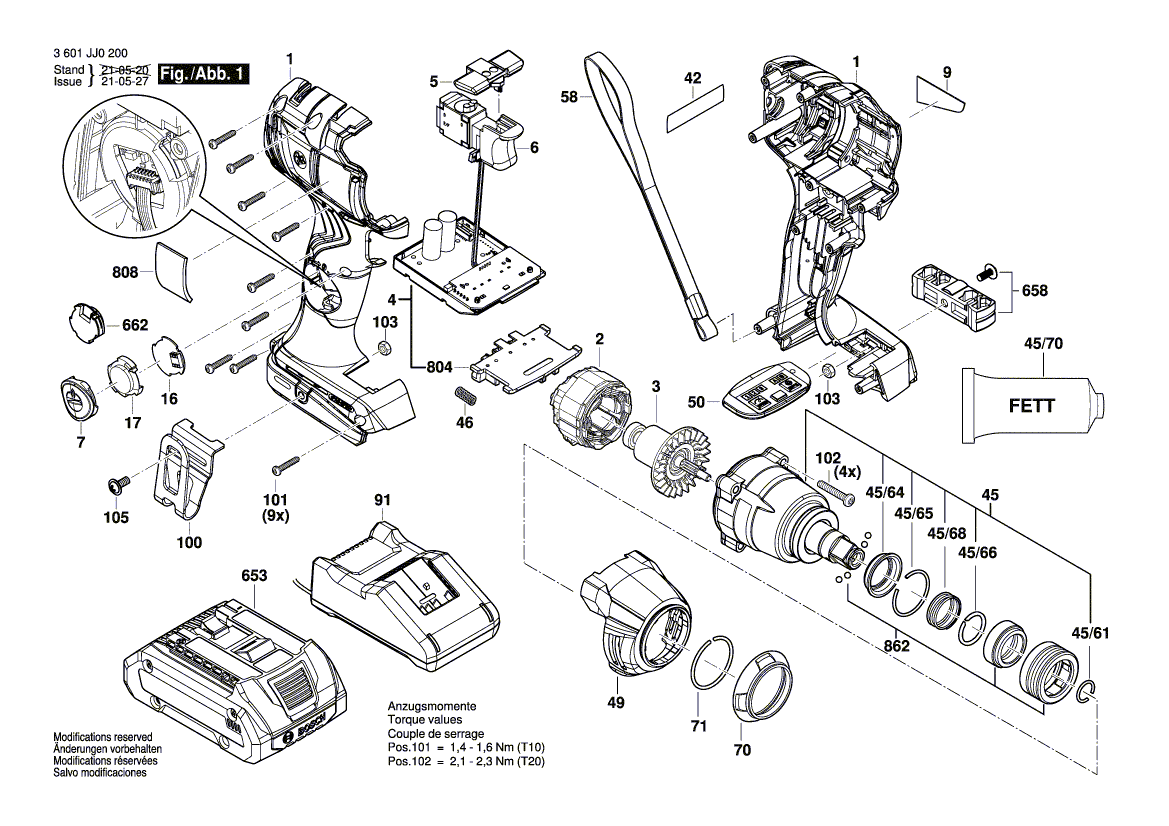 Neues echtes Bosch 1600A013WF -Elektronikmodul