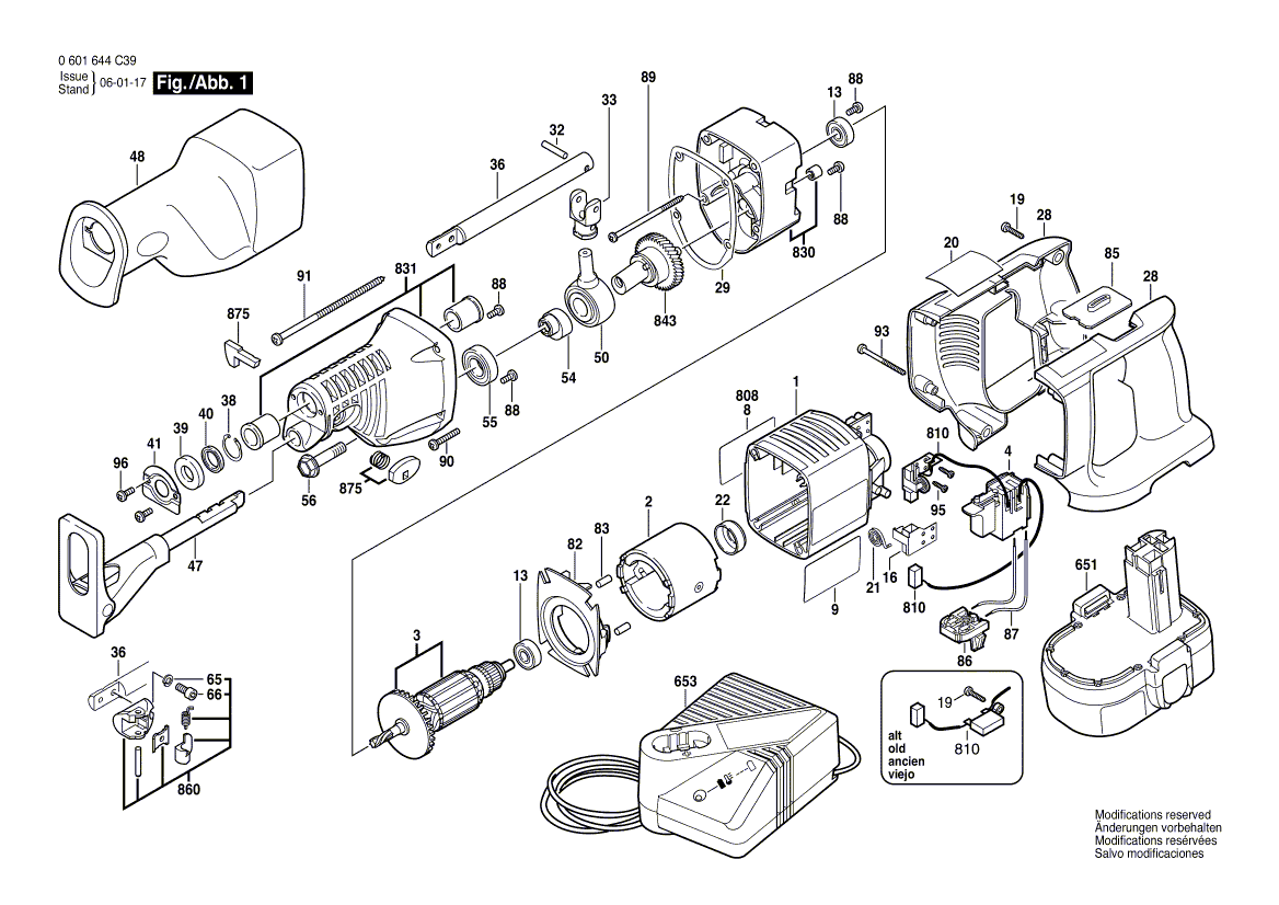 Neue echte Bosch 2610995814 Frontgehäuse