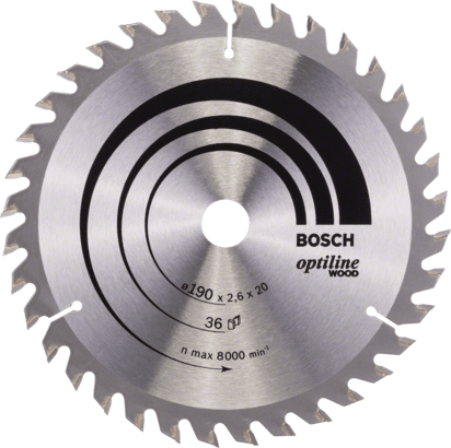 New Genuine Bosch 2608640615 Optiline Wood Circular Saw Blade