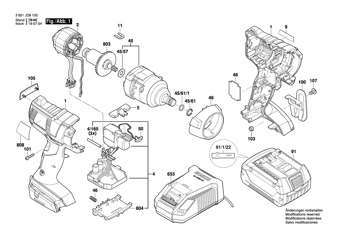 New Genuine Bosch 2609101346 Housing