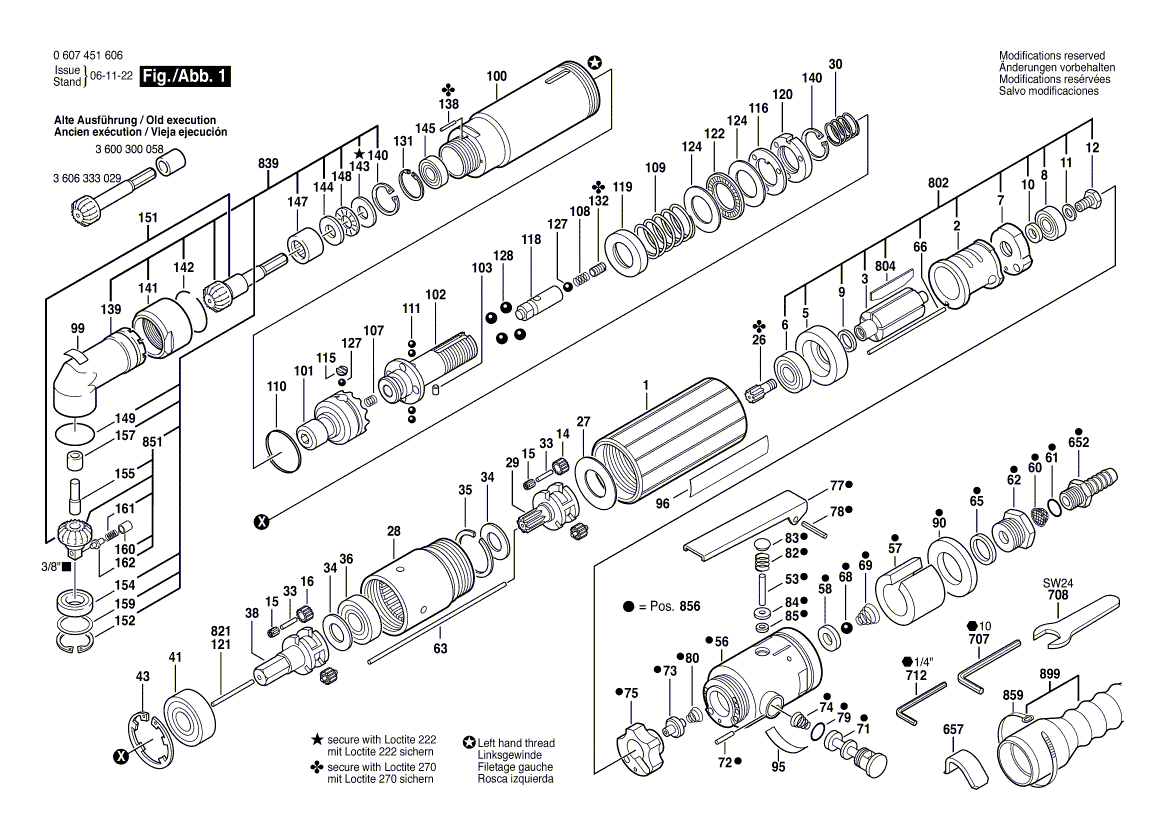 Neue echte Bosch 3603120003 Lagerschraube