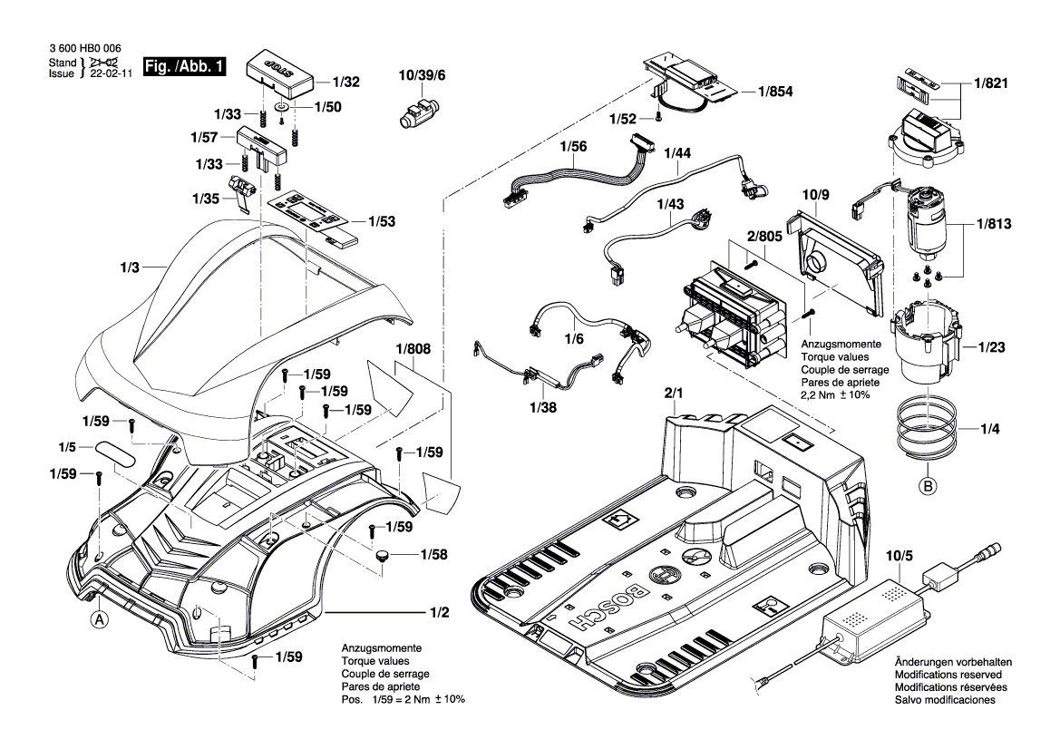 Новая подлинная Bosch 160111A798