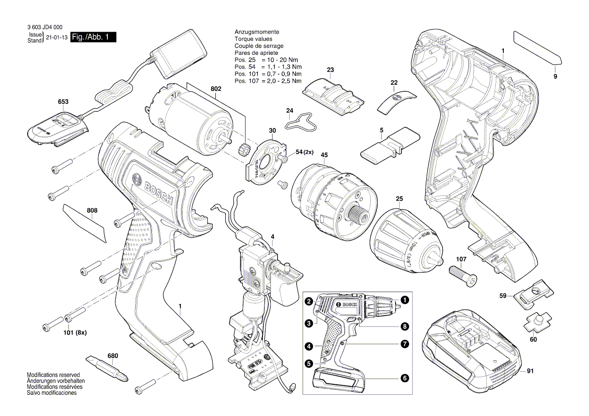 Новый подлинный Bosch 160702269p DC Motor