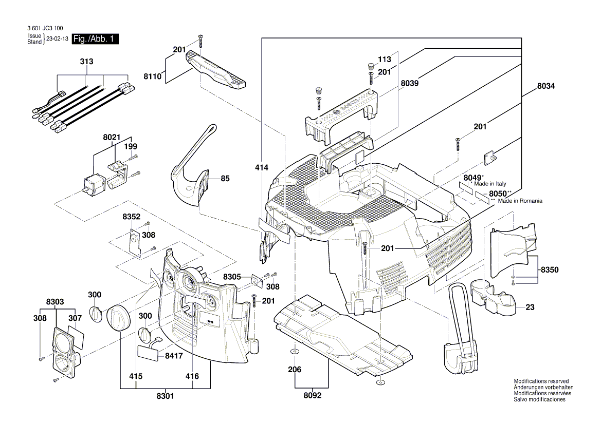 Neues echtes Bosch 2609200513 Hauptkabel