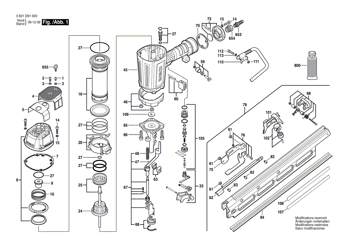 Новый подлинный Bosch 2610001693