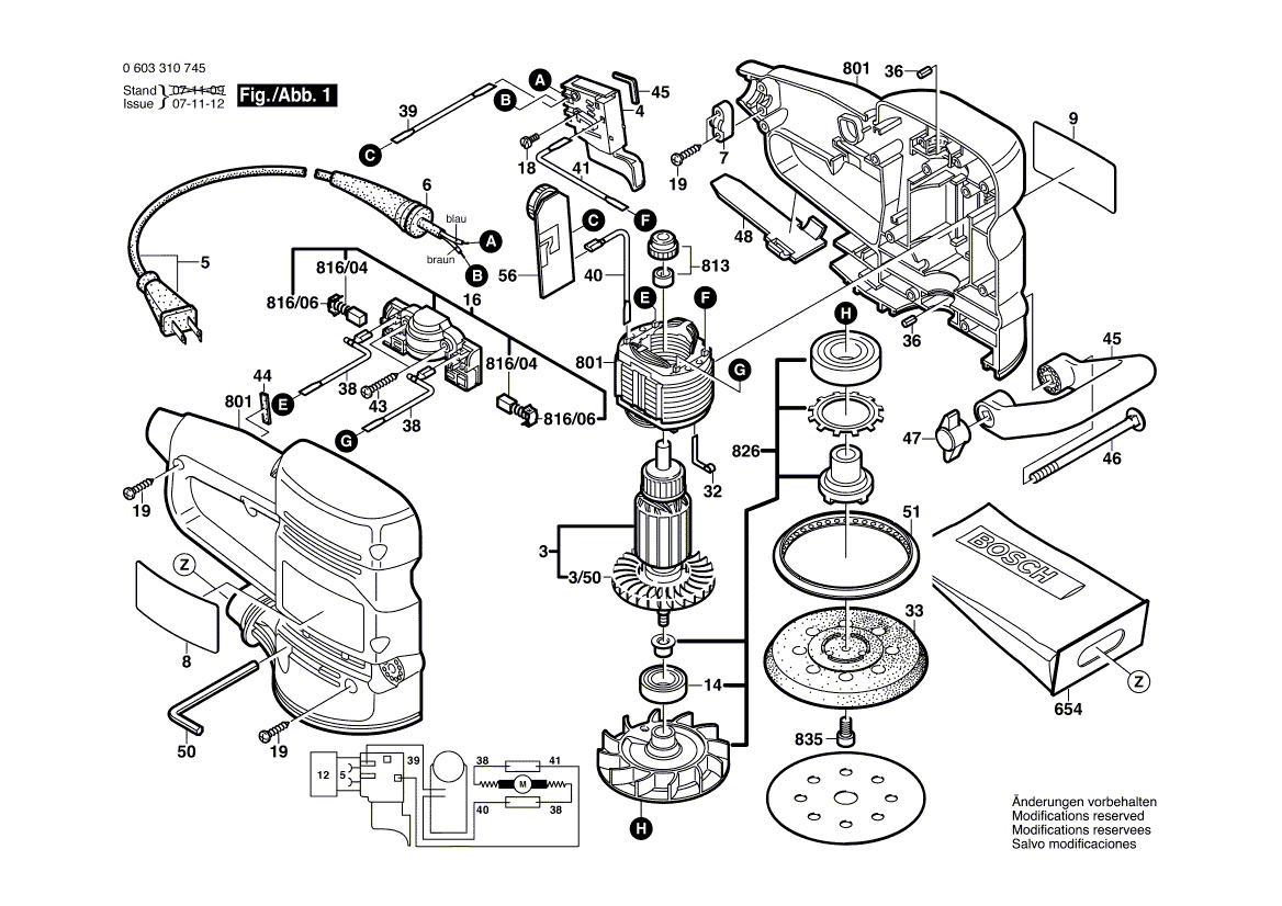 Neue echte Bosch 2605104800 Wohnabteilung