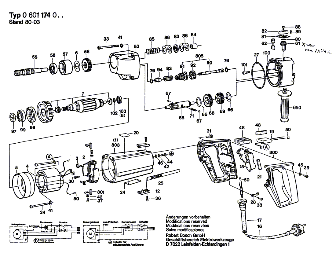 Nieuwe echte Bosch 1600209002 luchtdeflectorring