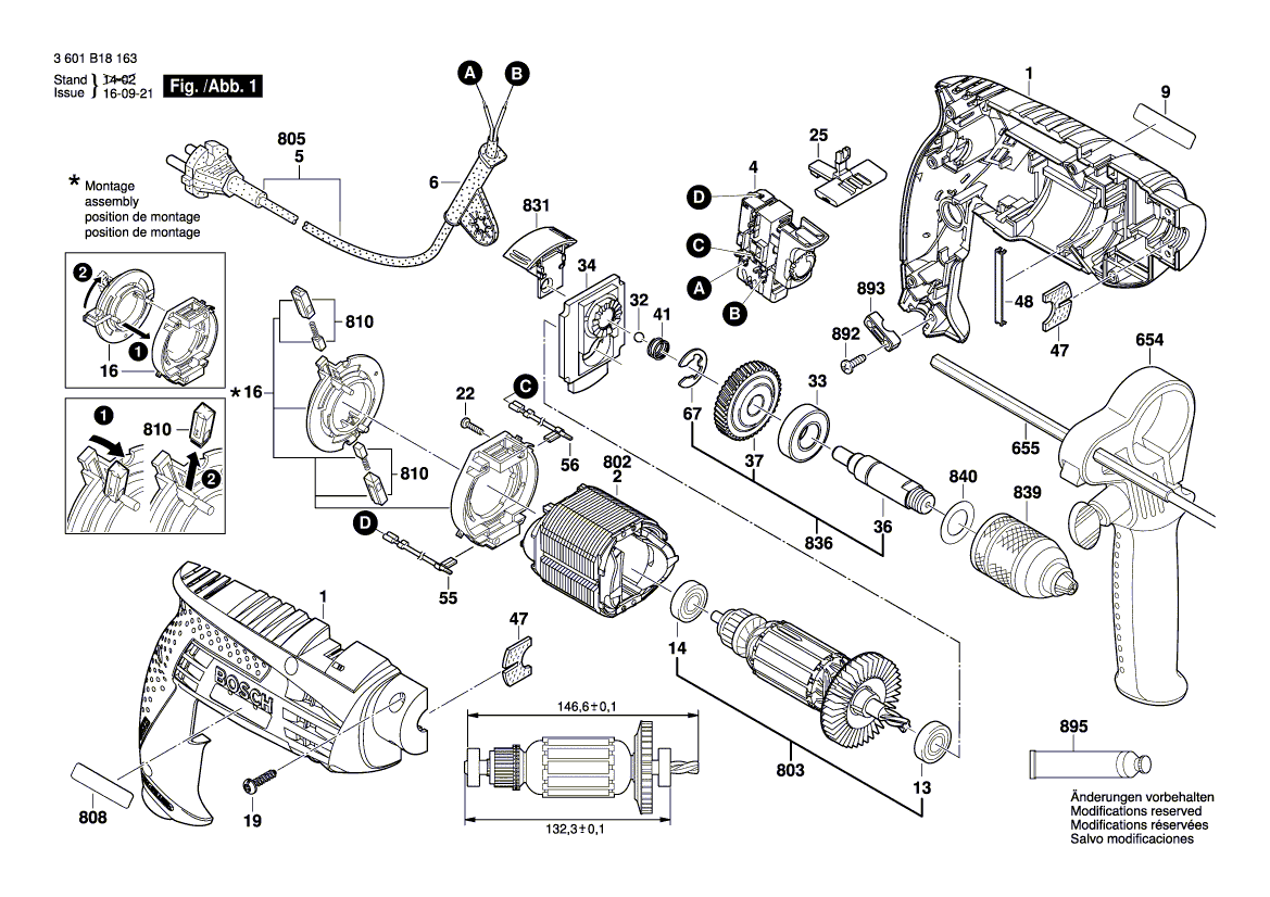 Новая подлинная Bosch 160111A44M Nameplate