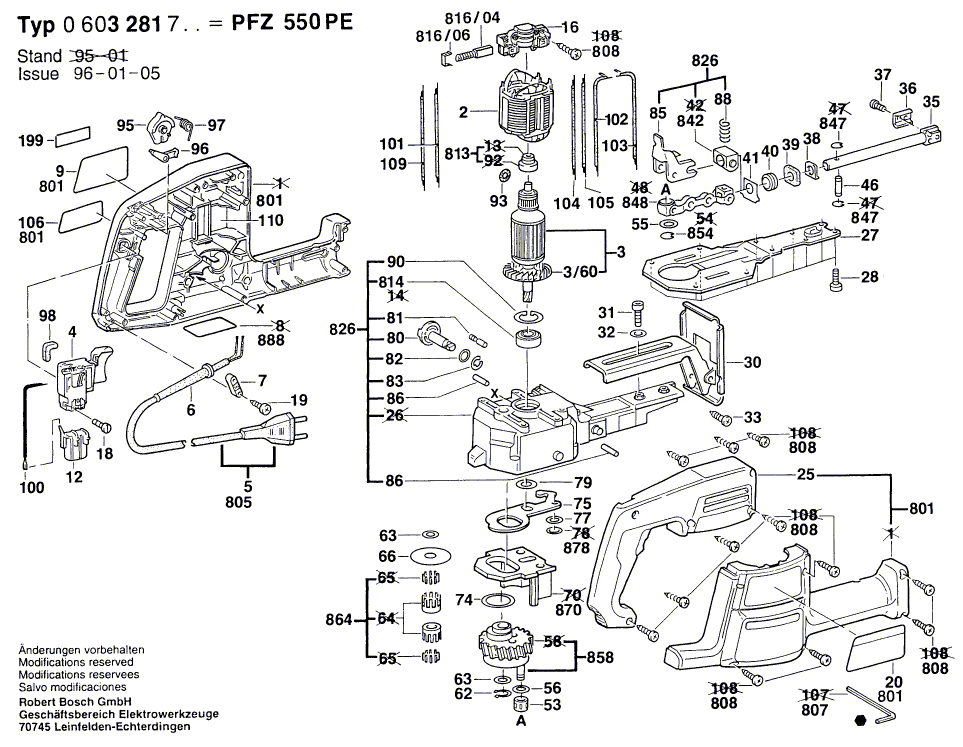 Nouveau véritable interrupteur Bosch 2607200218