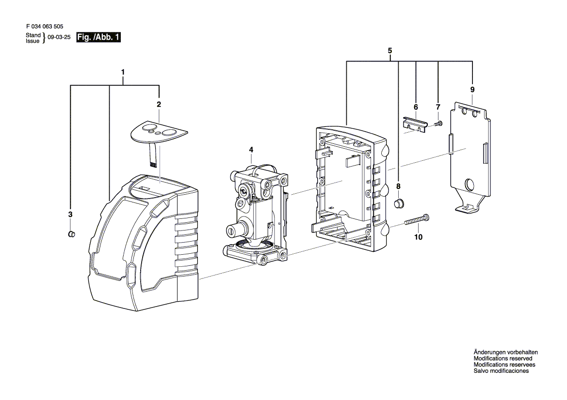 Nouveau véritable clavier Bosch 2610A11644