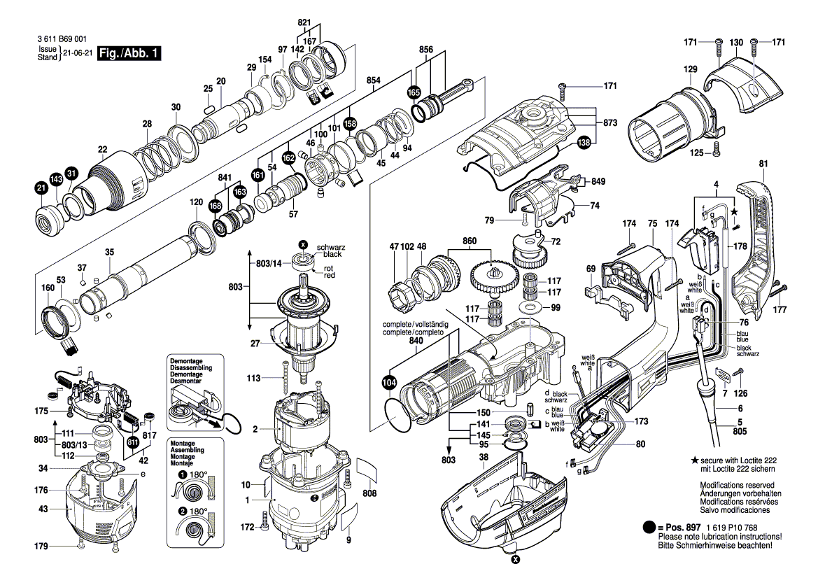 Neuer echter Bosch 1600A029MC perforiertes Ring