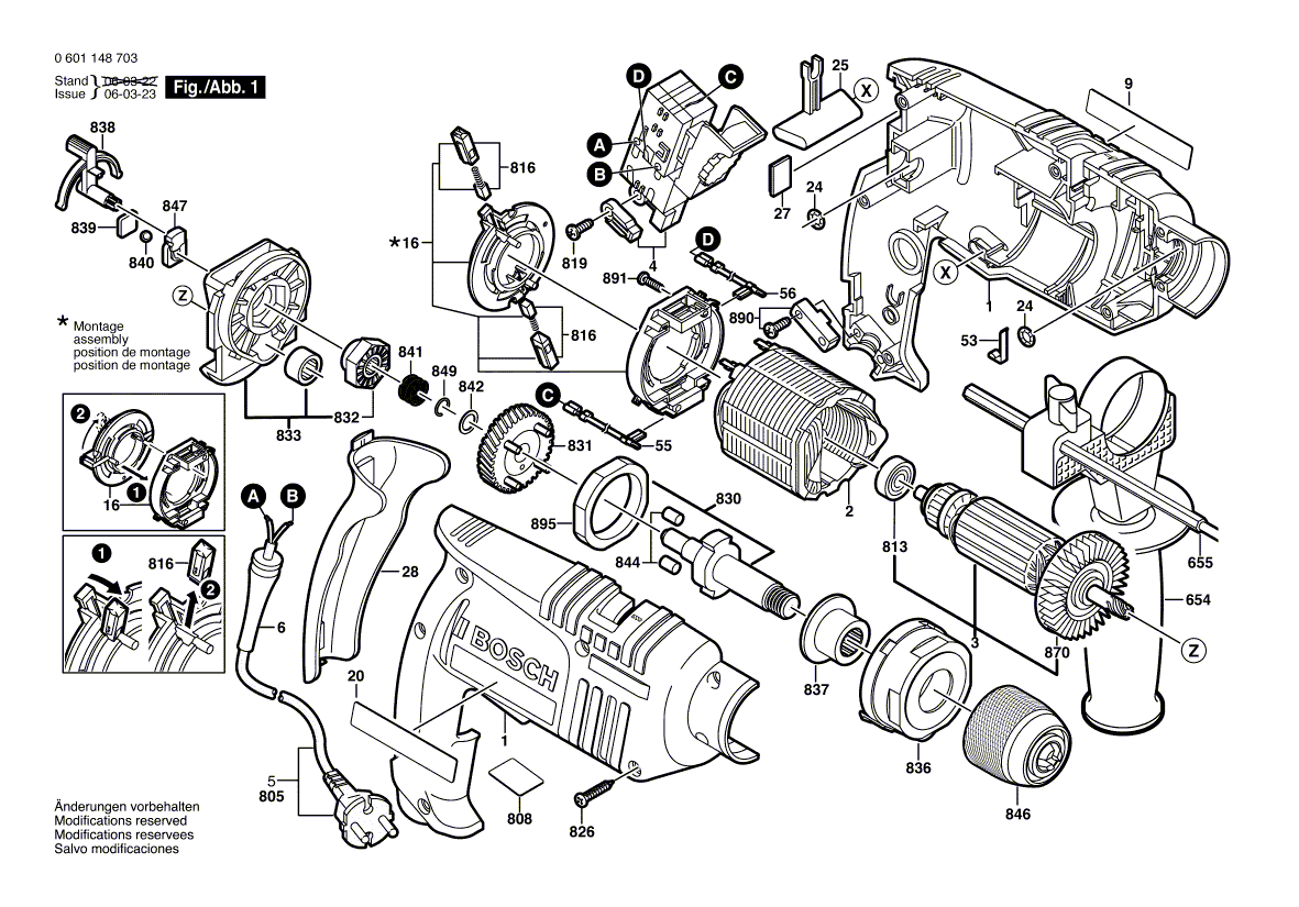 NOUVEAU VOLINE BOSCH 2602098008 COMMUTATION DE TRANSFORMATION