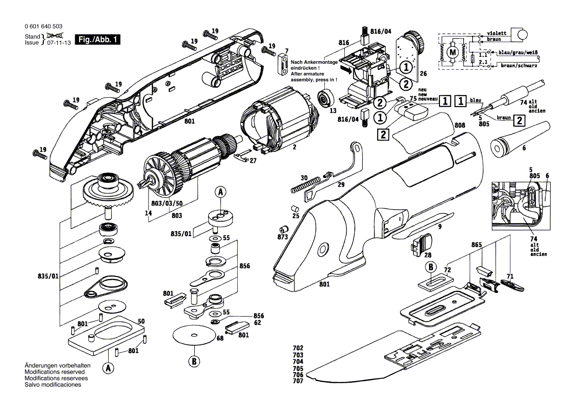 Neue echte Bosch 2607233029 U / min Aktuator