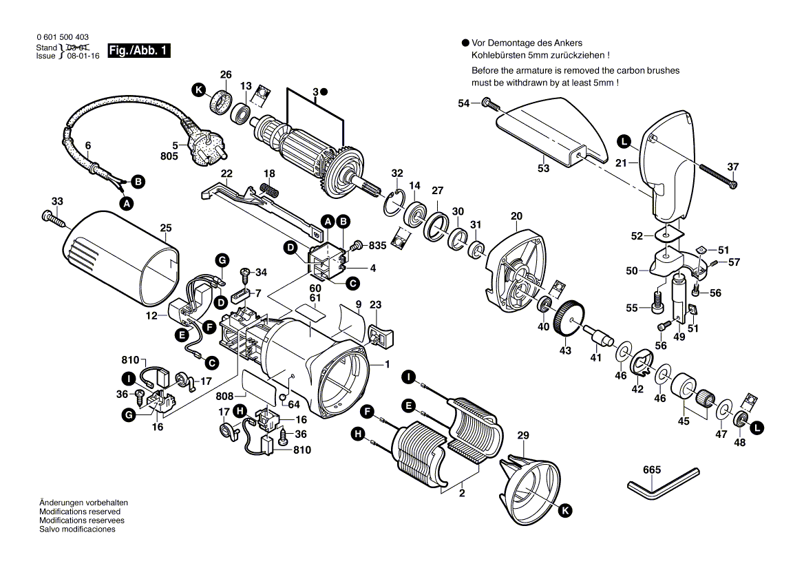 NOUVEAU véritable Bosch 1604460458 Cordon d'alimentation