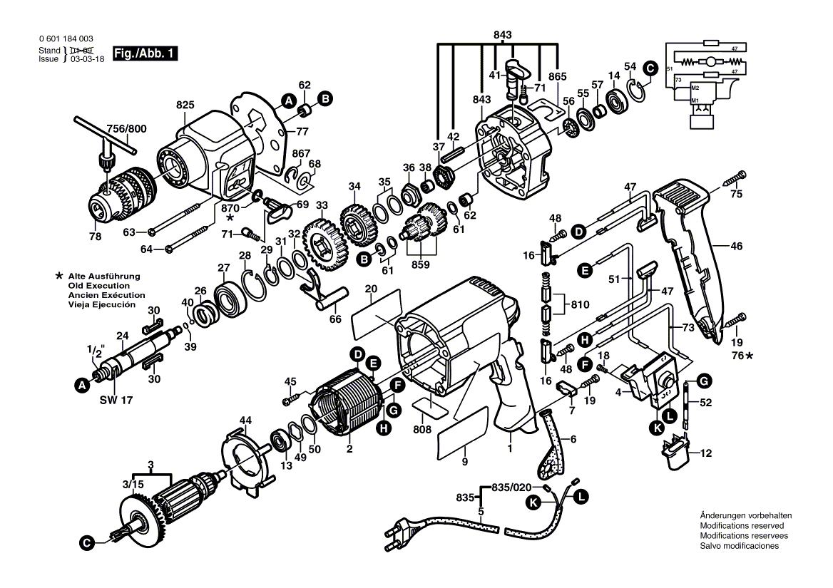 Nouveau véritable couverture de logement Bosch 2605132049