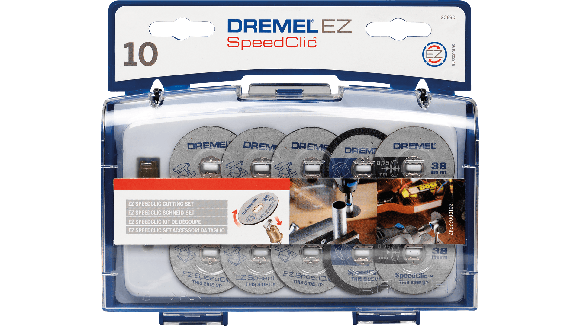 Nouveau véritable Dremel 2615S690JA EZ SpeedClic Cutting Accessory Set (SC690)