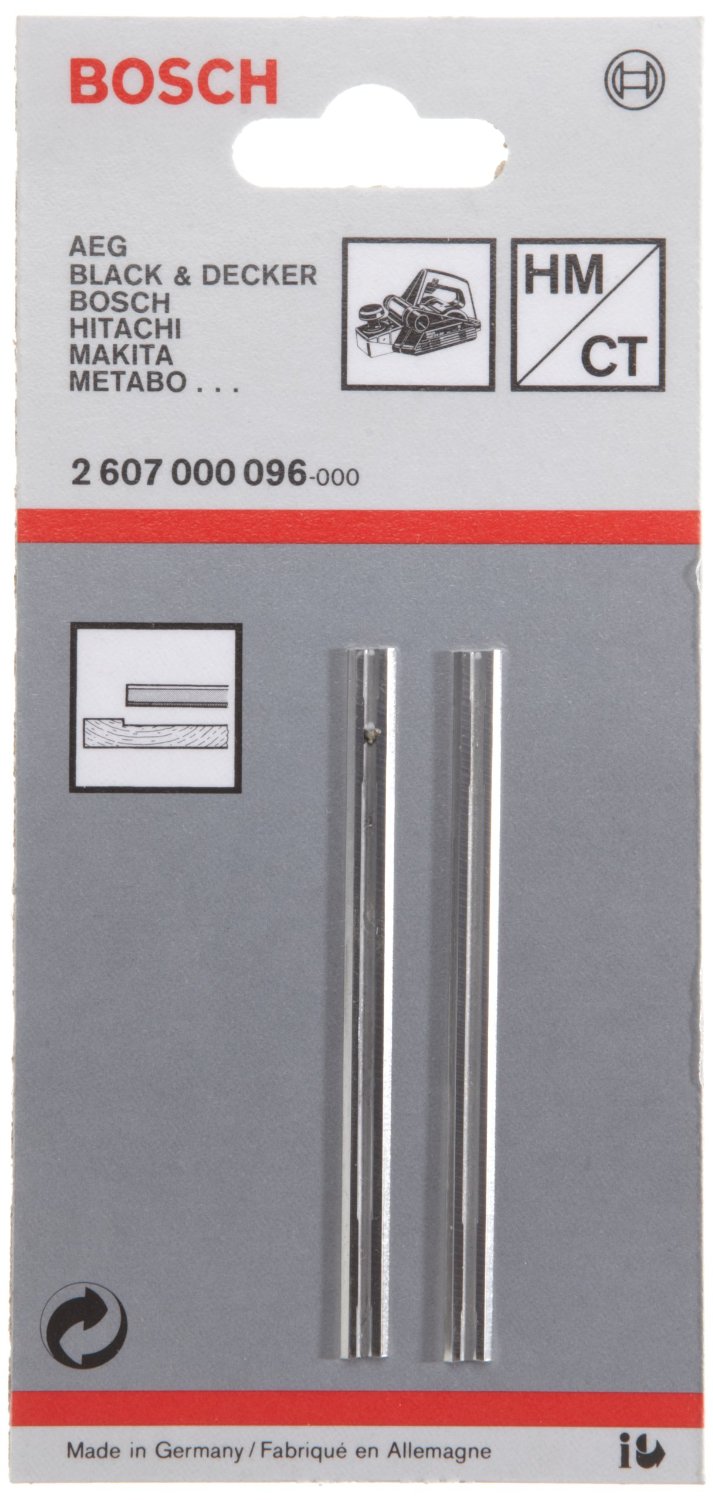 Ny ekte Bosch 2607000096 karbid reversibel høvler kniv 82 mm