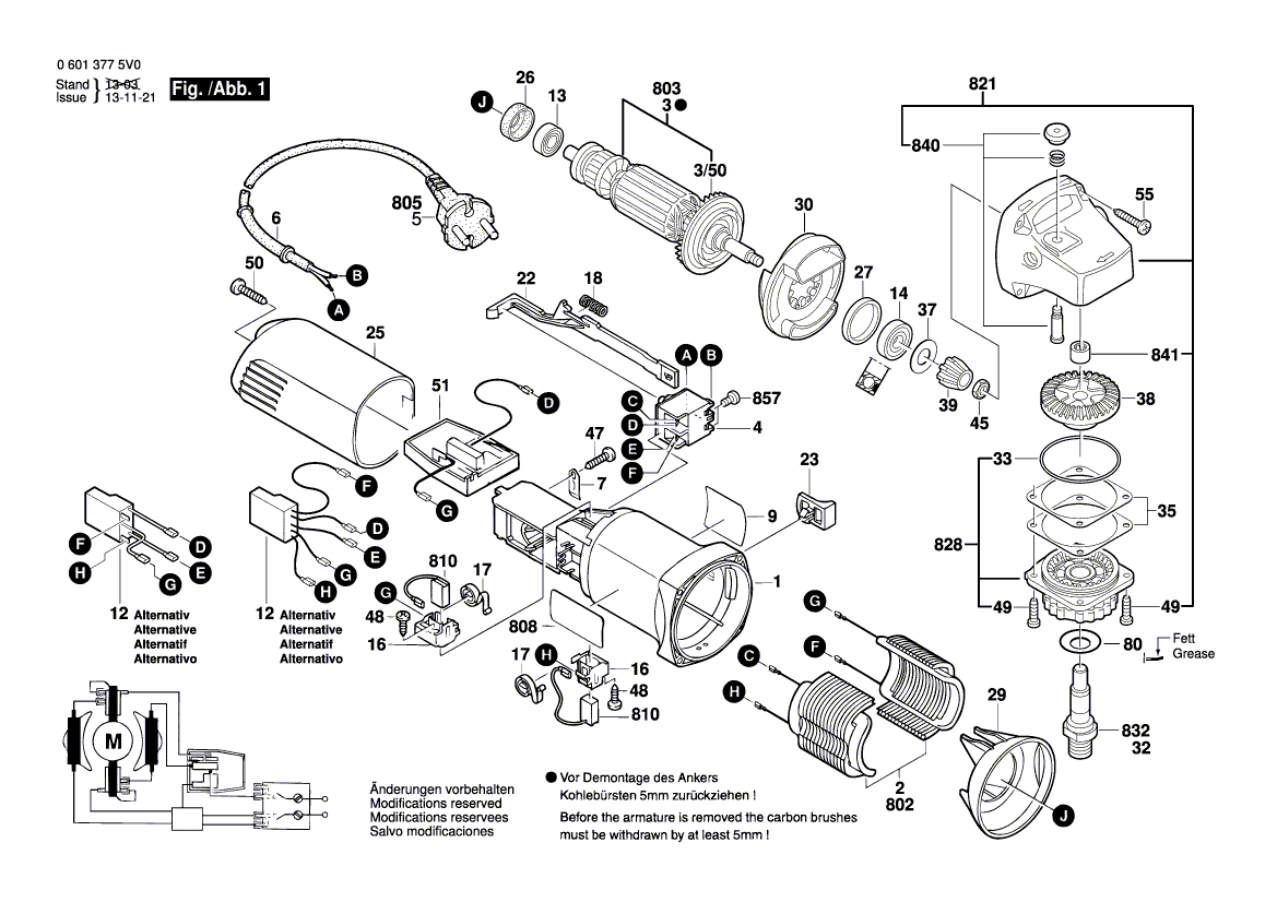 Nieuwe echte Bosch 1618B0002N -fabrikant -naamplaatje