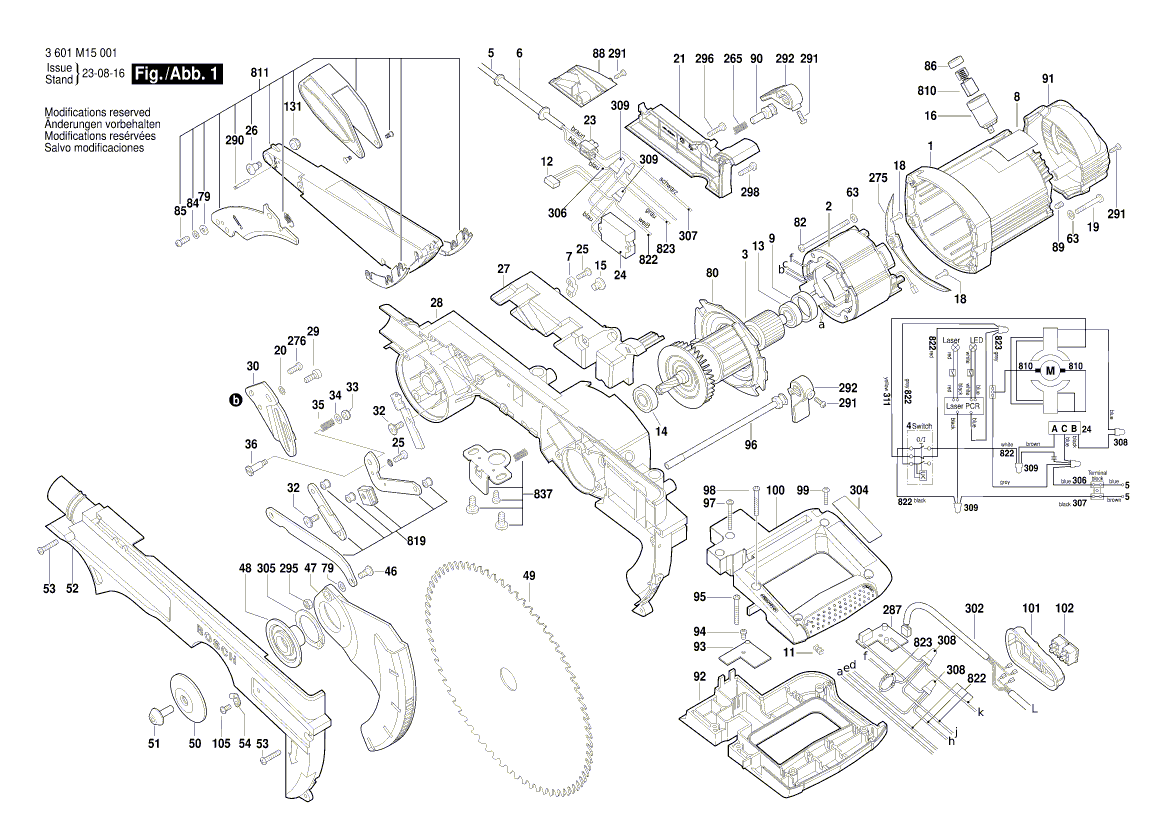 NEUE EURENTE BOSCH 1619PA4405 THEFEKTIERUNG TAP. Schrauben