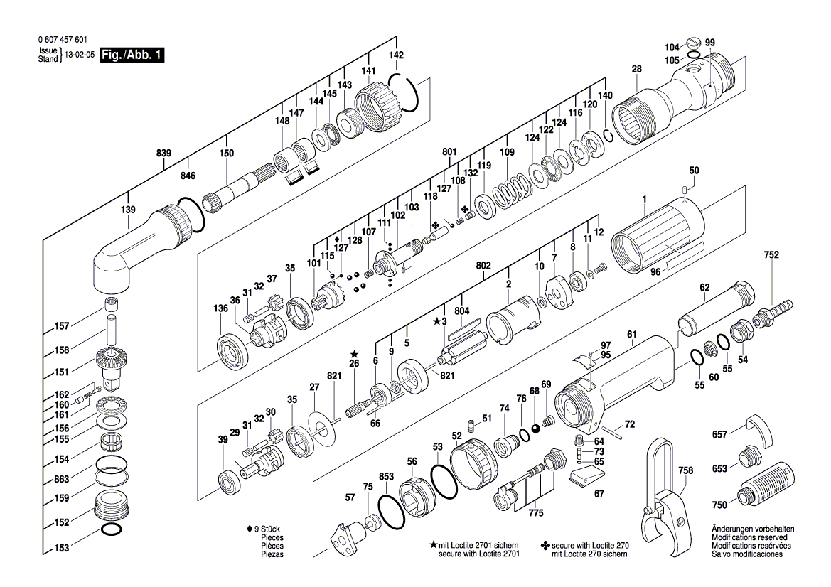 Neue echte Bosch 3607031141 Cutoff -Kopplung SP Set