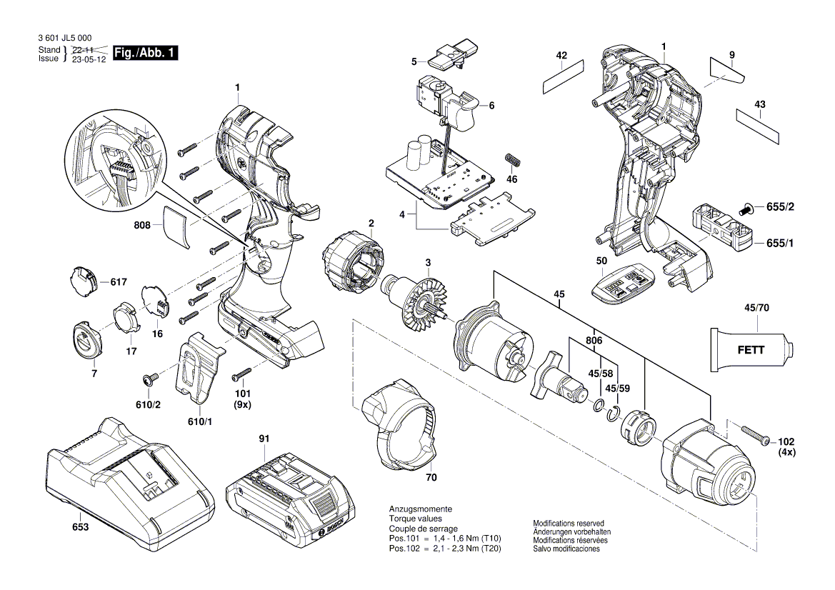 Nouvelle véritable plaque signalétique du fabricant Bosch 160111C4WR